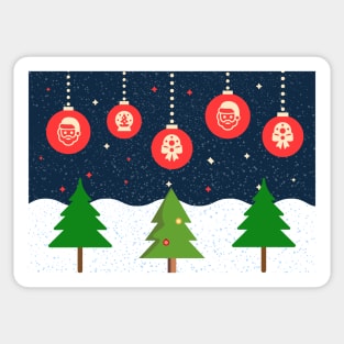 Christmas Trees & Decorations Sticker